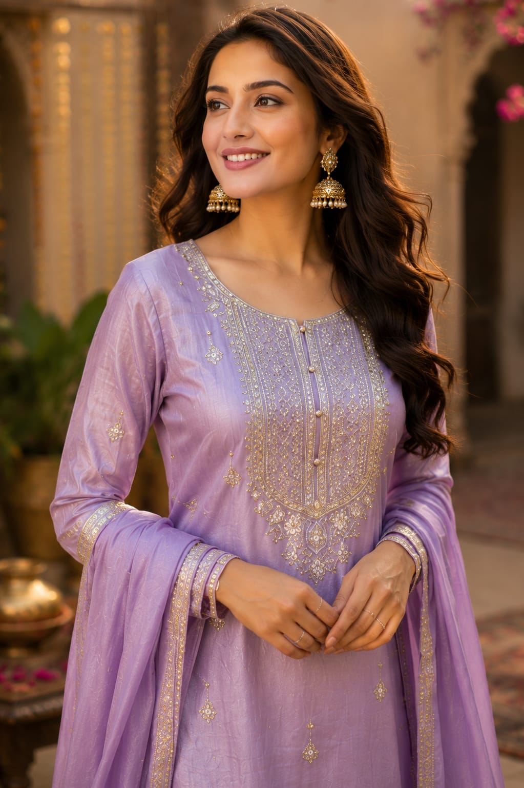 Gulnaar – Silk Farshi Salwar Set