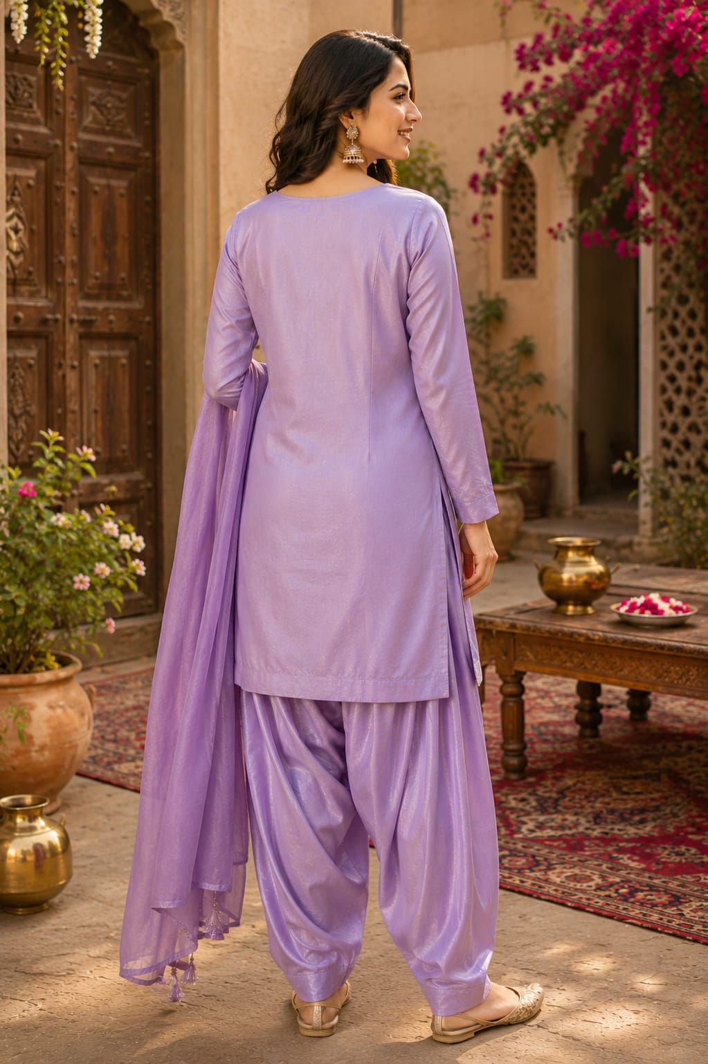 Gulnaar – Silk Farshi Salwar Set